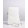 Lappella Mia Phone Crossbody Bag In White Valentino Leather 148-32