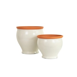 Creekwood Windsor Planter - Off White 38Cm Creekwood Windsor Planter - Off White 38Cm