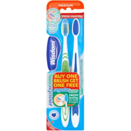 Wisdom Toothbrush 2 for 1 Med Medium (1109MBK)