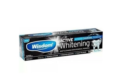 Wisdom Charcoal Active Whitening Toothpaste 100ml (2725NSB)