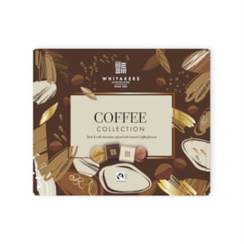 Whitakers Dark & Milk Chocolate Coffee Assortment 165g Whitakers Dark & Milk Chocolate Coffee Assortment 165g