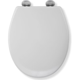 Croydex Constance White Plastic Soft Close Toilet Seat (WL601722H)
