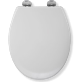 Croydex Constance White Plastic Soft Close Toilet Seat Croydex Constance White Plastic Soft Close Toilet Seat