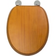 Croydex Davos Antique Pine Solid Wood Toilet Seat Croydex Davos Antique Pine Solid Wood Toilet Seat