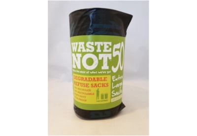 Waste Not Disposable Refuse Sacks 50s Waste Not Disposable Refuse Sacks 50s