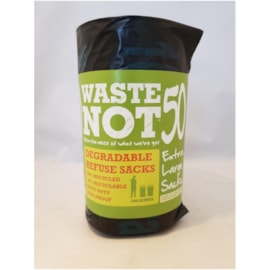 Waste Not Disposable Refuse Sacks 50s Waste Not Disposable Refuse Sacks 50s