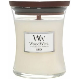 Woodwick Hourglass Candle Linen Medium (92135E)