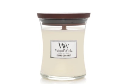 Woodwick Hourglass Island Coconut Candle Medium Woodwick Hourglass Island Coconut Candle Medium