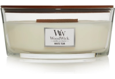 Woodwick Ellipse Candle White Teak (76039E)