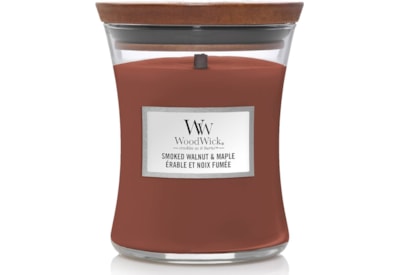 Woodwick Hourglass Candle Smoked Walnut & Maple Medium (1694648E)