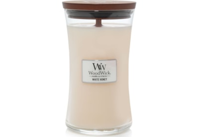 Woodwick Hourglass Candle White Honey Large (93026E)