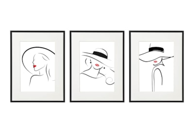 Sifcon Lady Wall Art Asst 30x40 Sifcon Lady Wall Art Asst 30x40