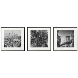 Sifcon Framed New York Wall Art 30x30 (WP2305A)