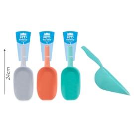 World Of Pets Pet Food Scoop 3 Assorted Colours 24cm World Of Pets Pet Food Scoop 3 Assorted Colours 24cm