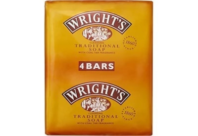 Wrights Coal Tar Soap 4x100g (WCT)