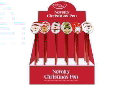 Eurowrap Novelty Christmas Character Pens Eurowrap Novelty Christmas Character Pens