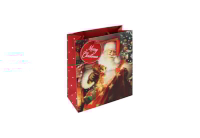 Eurowrap Traditional Santa Gift Bag Asst Medium Eurowrap Traditional Santa Gift Bag Asst Medium