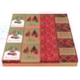 Eurowrap Merry Christmas Kraft Gift Box Tray Eurowrap Merry Christmas Kraft Gift Box Tray