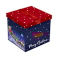 Eurowrap Square Flat Pack Flying Santa Gift Box Eurowrap Square Flat Pack Flying Santa Gift Box
