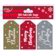 20pk Christmas Metallic Foil Gift Tags 20pk Christmas Metallic Foil Gift Tags