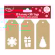 12pk Die Cut Kraft Gift Tags 12pk Die Cut Kraft Gift Tags
