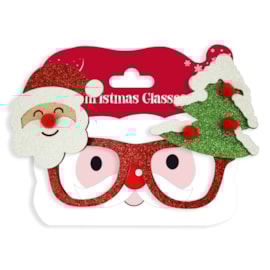 Eurowrap Christmas Character Glasses Asst Eurowrap Christmas Character Glasses Asst