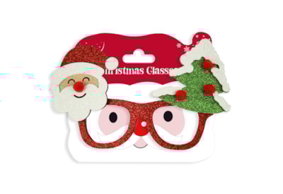 Eurowrap Christmas Character Glasses Asst Eurowrap Christmas Character Glasses Asst