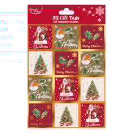 Eurowrap 32pk Traditional Gift Tags