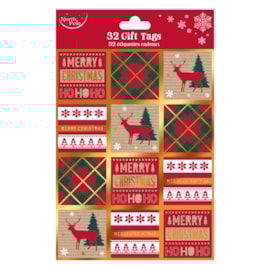 Eurowrap 32pk Sim Kraft Gift Tags Eurowrap 32pk Sim Kraft Gift Tags