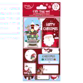 55pk Cute Gift Tag & Sticker Set 55pk Cute Gift Tag & Sticker Set