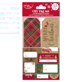 55pk Mod Gift Tag & Sticker Set 55pk Mod Gift Tag & Sticker Set