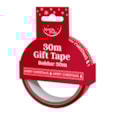 Eurowrap Christmas Printed Gift Tape 30m