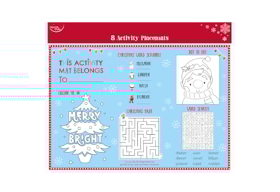 Eurowrap Christmas Activity Placemats