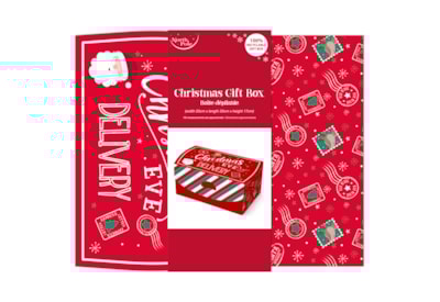 Eurowrap Christmas Eve Flat Gift Box Eurowrap Christmas Eve Flat Gift Box
