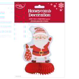 Eurowrap Santa Honeycomb Decoration Eurowrap Santa Honeycomb Decoration