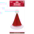 Eurowrap Santa Hat Honeycomb Decoration Eurowrap Santa Hat Honeycomb Decoration