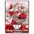 12pk Traditional Santa Cards 12pk Traditional Santa Cards