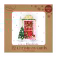 12pk Christmas Home White Kraft Cards 12pk Christmas Home White Kraft Cards