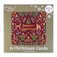 6pk Woodland Embossed Cards 6pk Woodland Embossed Cards
