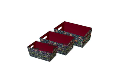 Eurowrap 3pc Hamper Tray Kraft Woodland Eurowrap 3pc Hamper Tray Kraft Woodland