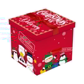 Eurowrap Square Flat Pack Christmas Eve Delivery Gift Box