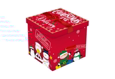 Eurowrap Square Flat Pack Christmas Eve Delivery Gift Box