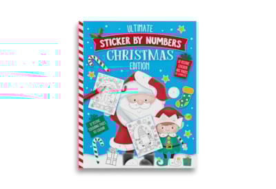 Christmas Sticker By Numbers Book