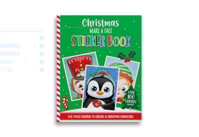 Christmas Make A Face Sticker Book