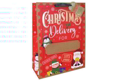 Eurowrap Christmas Delivery Personalised Gift Bag Xlarge