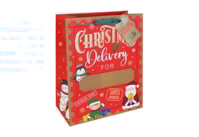 Eurowrap Christmas Delivery Personalised Gift Bag Large Eurowrap Christmas Delivery Personalised Gift Bag Large