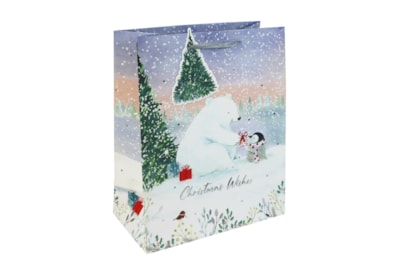 Eurowrap Polar Bears Gift Bag Large