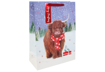 Eurowrap Highland Cow Gift Bag Xlarge Eurowrap Highland Cow Gift Bag Xlarge