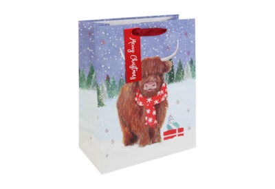 Eurowrap Highland Cow Gift Bag Large
