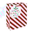 Eurowrap Candy Cane Gift Bag Large